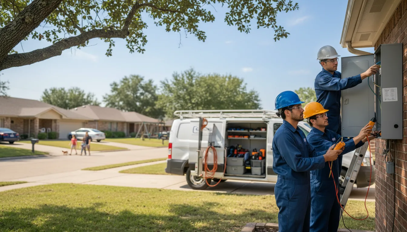 Certified electrician providing emergency electrical services in Sandston, VA